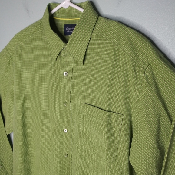 Indigo Palms Long Sleeve Button Front Shirt - Picture 2 of 4